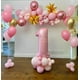 thumbnail image 5 of Juego de globos con forma de confeti AIOZX, oro rosa, 50 unidades, 30 cm, con cintas, 5 of 7