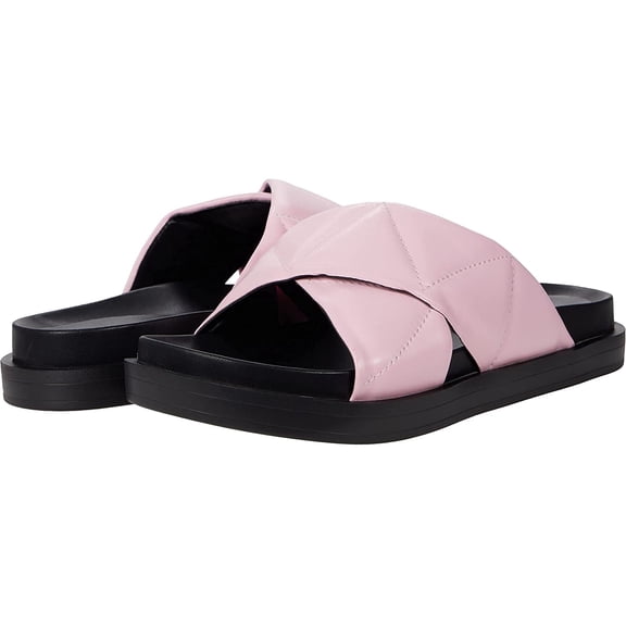 Aerosoles Linney Slide Sandal Pink Leather LINNEY-860 Women's Size 8