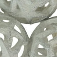 thumbnail image 7 of Fancy That Set of 3 Weathered White Starfish Orbs - Ideal for Beach décor or Centerpieces - White, 7 of 7