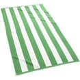 thumbnail image 1 of Kassatex Serviettes de Plage à Rayures Cabana-Vert, 1 of 5