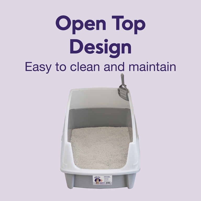 Litter Genie XX-Large Cat Litter Box, High-Sided Scatter Shield photo 6