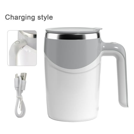 

Office Stainless Steel Coffee Mug Home Self Stirring Blender Automatic Mixing