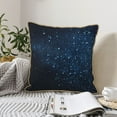 thumbnail image 6 of Kll Blue Glitter Retro Decorative Throw Pillow Covers Velvet Soft For Couch Sofa Bedroom Living Room Outdoor -20"X20", 6 of 8