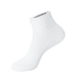 thumbnail image 3 of Hanes Unisex Plain White Socks Pack, 6 Pairs, Ankle S, 3 of 7