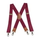 thumbnail image 1 of Tirantes casuales con clip para hombre, ideales para negocios, disfraces, fiestas y eventos formales. Rojo, 1 of 9