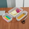 thumbnail image 4 of Sterilite Medium Storage Trays for Desktop and Drawer Organization, 48 Pack, 4 of 9