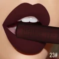 thumbnail image 5 of New Velvet Matte Lip Gloss Sexy Dark Red Moisturizing Liquid Lipstick Waterproof Long Lasting Non-stick Cup Lips Pigments Makeup, 5 of 5