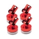 thumbnail image 3 of 4 piezas de postes de carrocería RC de repuesto de metal para actualización de instalación de columna de montaje de carrocería invisible Rojo, 3 of 9