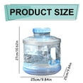 thumbnail image 3 of Ikeay Portable Water Container with Faucet, 2 Gallon Clear Plastic Jug for Camping Hiking Outdoor Sports, Handle Included, Easy Clean Wide Mouth, 3 of 8