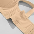 thumbnail image 6 of Ovbmpzd Full-Figure Bras for Women Wireless T-Shirt Push Up Bra Full Coverage No Underwire Beige Comfort Bra for Women, 6 of 8