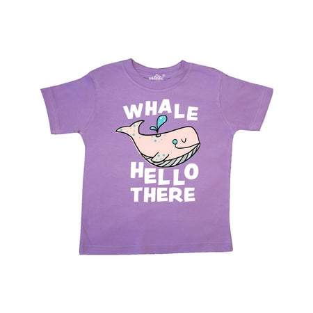

Inktastic Cute Whale Hello There Gift Toddler Boy or Toddler Girl T-Shirt