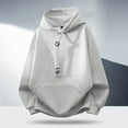 thumbnail image 2 of Men's Hoodies Hoodie Men's Casual Hooded Sweatshirt Long Sleeve Pullover Comfortable Lightweight Breathable Soft Blend for Everyday Wear, 2 of 4