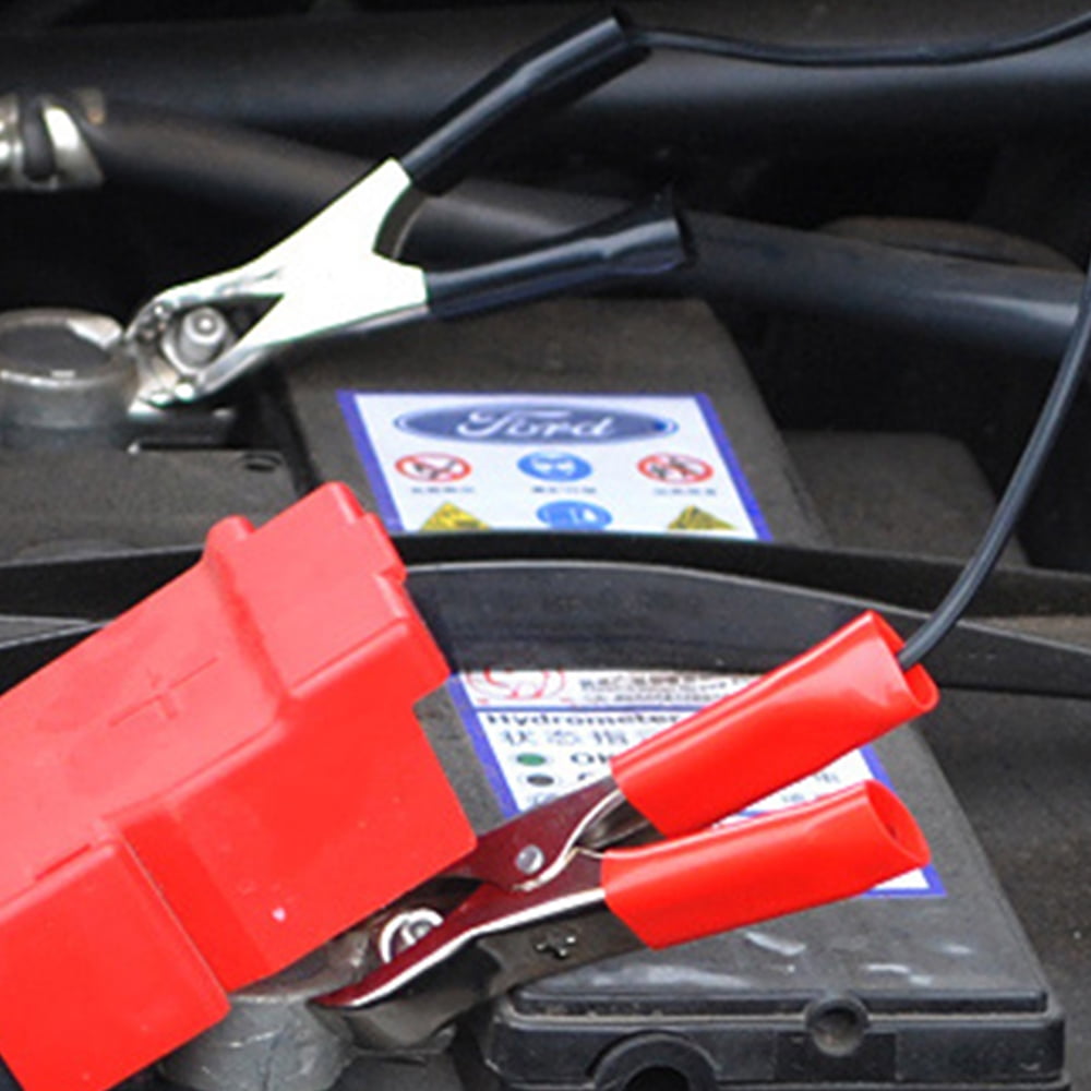Battery Charger Clips Clamps 100-200A Red and Black Jumper Cables Boosters Quick Connector Protection 4pair
