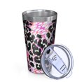 thumbnail image 2 of 16oz Tumblers Pink Leopard Pattern Stainless Steel Vacuum Insulated Double Wall Travel Tumbler Cups Mug with Lid and Straw,Cleaning Brush for Coffee,Tea, 2 of 4