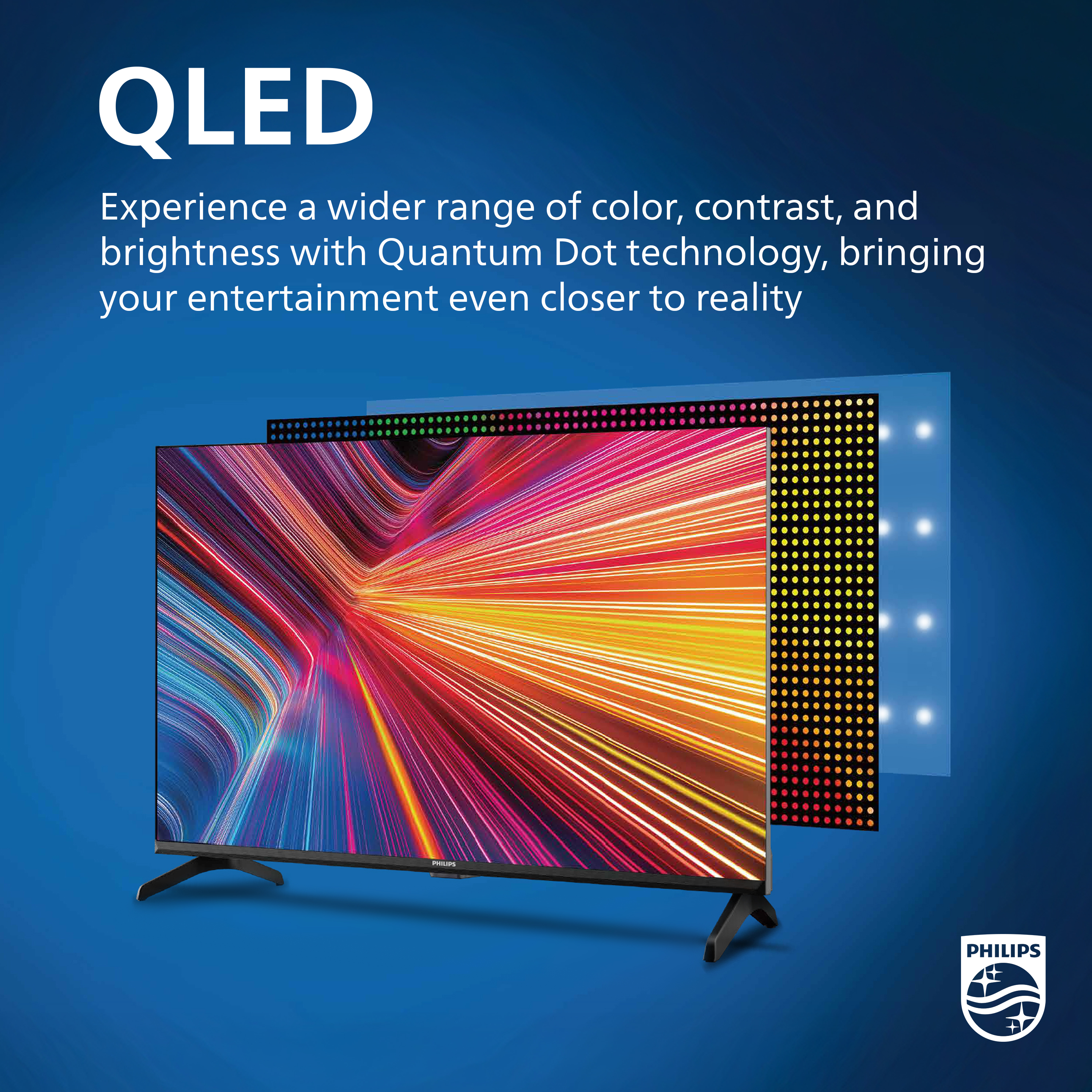 Philips 60" Class QLED 4K Google Smart TV photo 7