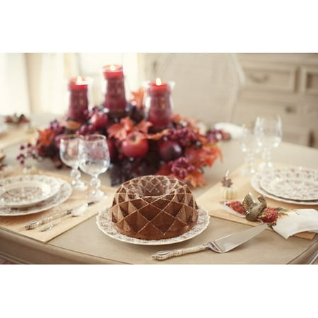 - Nordic Ware Non-Stick Round Jubilee Bundt Cake Pan