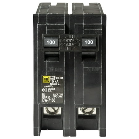 UPC 047569062858 product image for Square D HOM2100CP 100A 2P 120/240V Standard Miniature Circuit Breaker Plug-in M | upcitemdb.com
