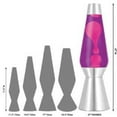 thumbnail image 2 of Lava the Original 27-Inch Silver Base Grande Lamp with Pink Wax in Purple Liquid, 2 of 9