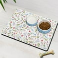 thumbnail image 3 of Botanical Dog Food Spill Mat - Aesthetic Floral Design, Non-Slip Waterproof Feeding Mat for Pets, Eco-Friendly & Easy Clean, 3 of 4