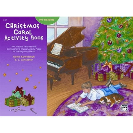 Alfred 00-18197 Christmas Carol Activity Book- Pre-reading - Music Book