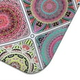 thumbnail image 3 of Floral boho countertop drying mat 18x24 Inch made with microfiber, washable and great for coffee makers or drying stations, 3 of 5
