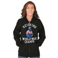 thumbnail image 3 of USA American Patriotic Boxing Gloves Unisex Fleece Graphic Zip Up Hoodie Brisco Brands 2X, 3 of 6