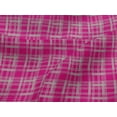thumbnail image 4 of oneOone Viscose Jersey Fabric Check Kasuri Print Sewing Fabric BTY 60 Inch Wide, 4 of 5