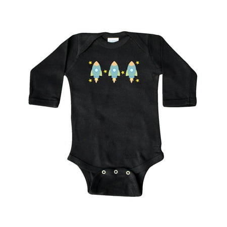 

Inktastic Space Cute Rocket Gift Baby Boy or Baby Girl Long Sleeve Bodysuit