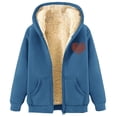 thumbnail image 1 of Veste à Capuche Zippée Chaude pour Femmes pour un Usage Quotidien Décontracté en Automne et Hiver, 1 of 4