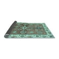 thumbnail image 2 of Ahgly Company Indoor Rectangle Oriental Light Blue Traditional Area Rugs, 8' x 10', 2 of 4