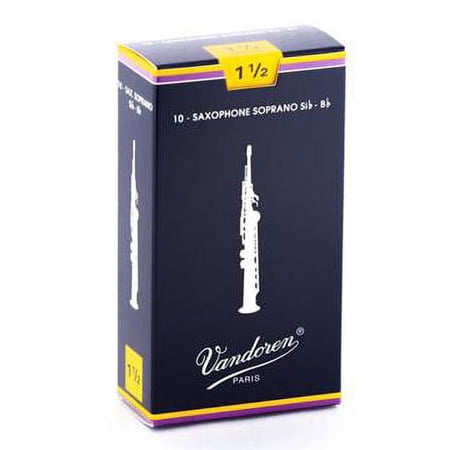 VANDOREN 《硬さ：3》ソプラノサックス用リード バンドレン Traditional(青箱) 【宅配便発送】【正規輸入品】