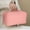 Pink_Free Size, variant on Gnmfd Leather Cosmetic Storage Bag, Large Capacity Pillow Case Travel Wash Bag For Women, PU Durable One Layer Organizer, Wide Handle, Zipper Closure, 23 x 12.5 x 11.5 Cm, Stylish Everyday Portable