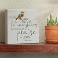 thumbnail image 3 of CounterArt "Let Everything" Artistic Freestanding Solid Wood Block Sign 3.75" Square, 3 of 5