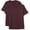 BURGUNDY, variant on Big and Tall Essentials by DXL Men's Short-Sleeve Crewneck T-Shirt, Black, 2XL, Pack of 2