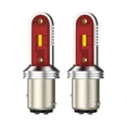 thumbnail image 4 of Riwesomey 2 uds 30W LED 1156/1157 bombillas LED luces de señal de coche 12/24V 1200Lm lámpara de freno 1860 Chip 6500K T20/T25 accesorio de iluminación Bombillas para automóviles luz roja Tipo 2 Riwesomey VI000921-06, 4 of 6