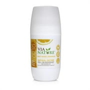 Via Nature HG1533835 2.5 fl oz Deodorant Roll On - Sweet Orange Lemongrass