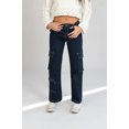 thumbnail image 3 of Slouchy Cargo Pants - Women's Casual Stretch Fit Utility Trousers, 3 of 4