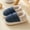 Blue, variant on Luogg Girls Slippers For Kids Cozy Winter Indoor Shoes Soft Sole Toddler Slip On Comfortable Home Footwear girls fuzzy slippers Size 2-2.5 Years