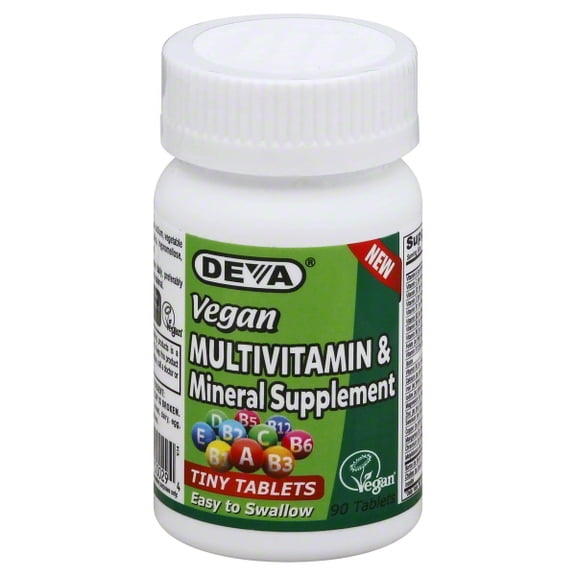Deva Vegan Multivitamin & Mineral Supplement, 90 Tablets