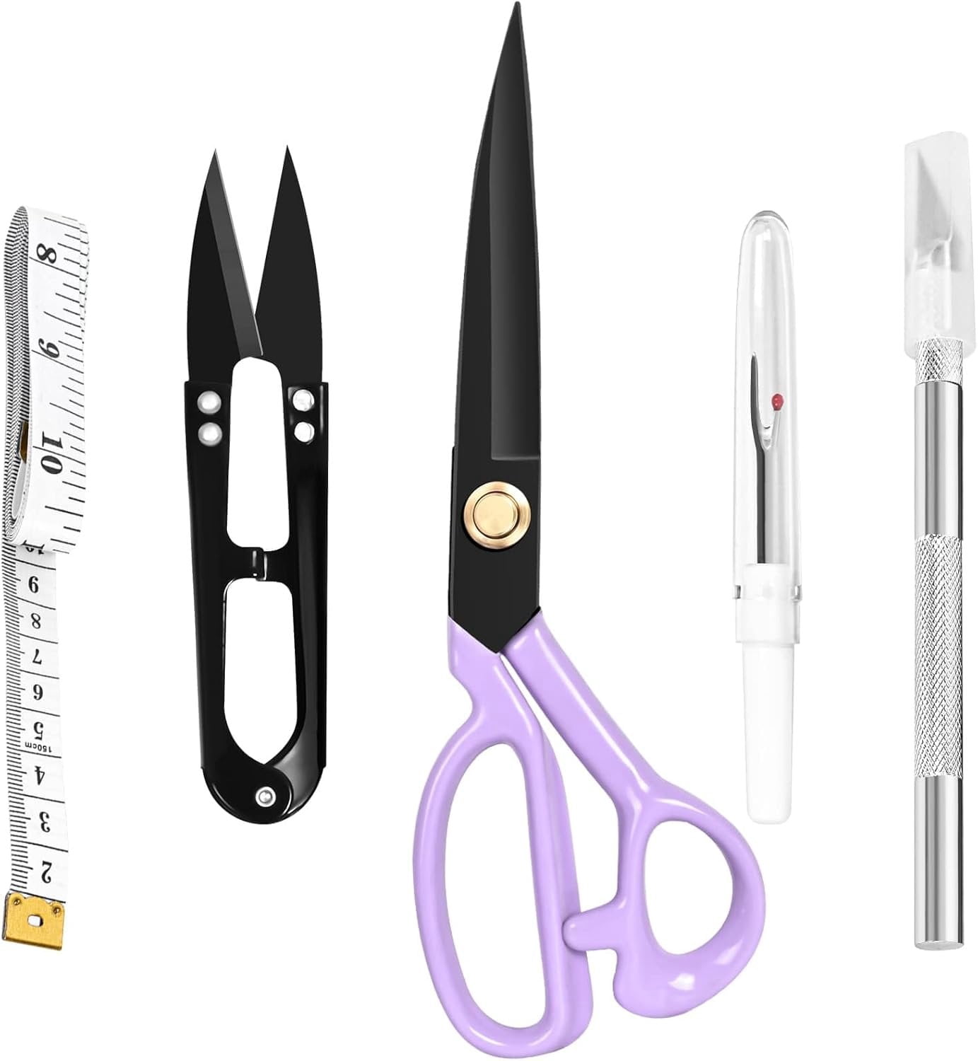 Professional Tailor  Heavy Duty - Multi-Purpose Sewing Fabric  for Leather  Industrial  Shears  Office Arts, and Crafts (9 Inch)