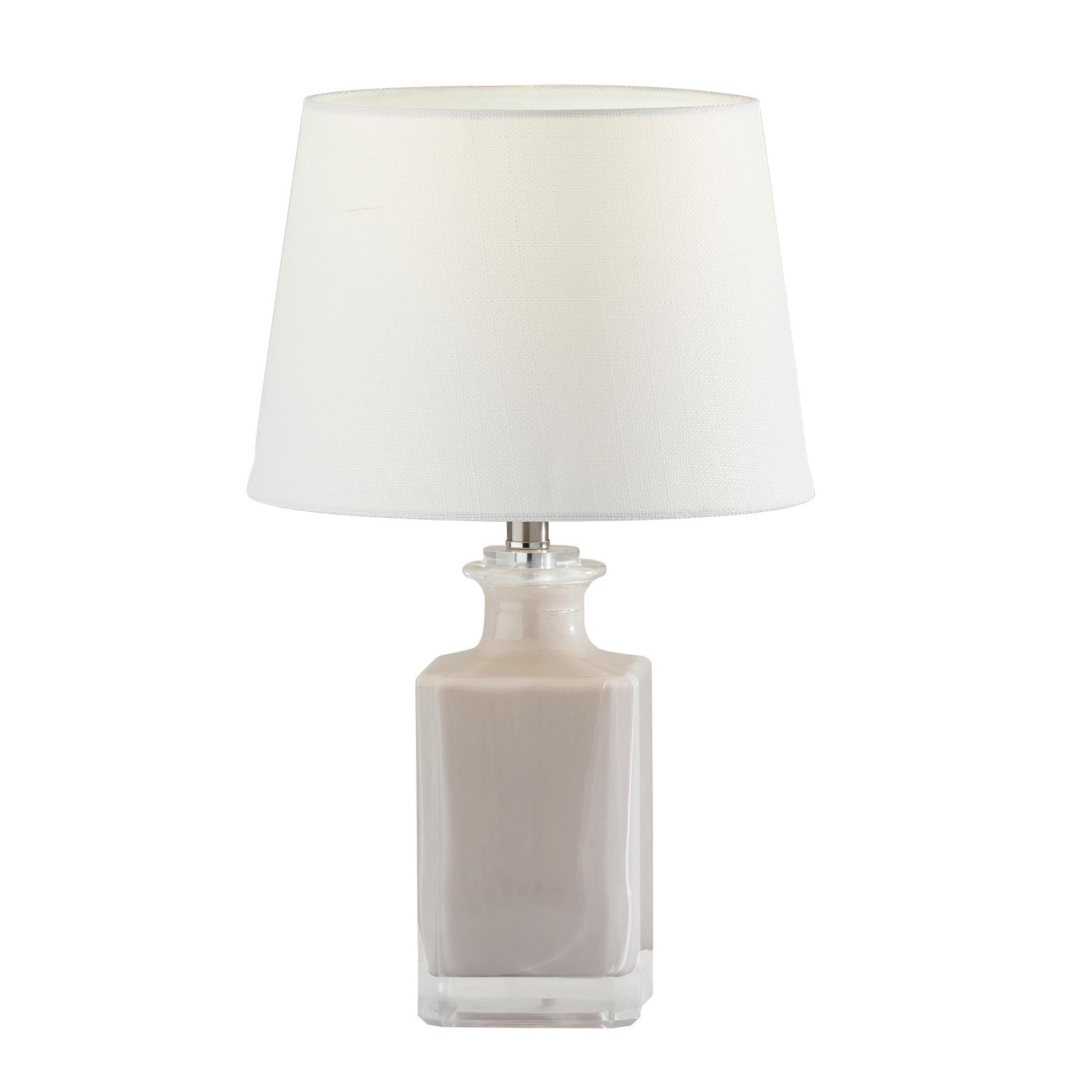 Simplee Adesso Glass Table Lamp Light, Milk Bottle Table Lamp