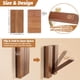 thumbnail image 3 of Paquete de 2 ganchos de pared plegables de madera de KYIAANY, 8 x 14 cm, 3 of 9