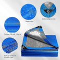 thumbnail image 3 of Tarpaulin 2M X 6M Thicken Tarpaulin Waterproof ALmi Heavy Duty 110Gsm with ALmi Reinforced-2025, 3 of 5