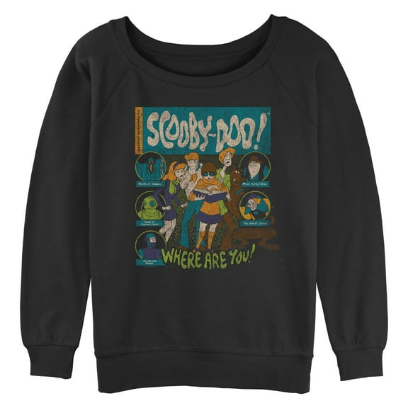 Junior's Scooby Doo Where Are You Villains Sweatshirt