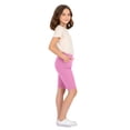 thumbnail image 2 of CPNG Girls Shorts Pure Cotton Leggings Dance Biker Cartwheel Shorts Solid Color Cropped Tight Shorts(Pink,8-9 Years), 2 of 9