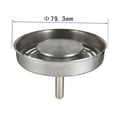 thumbnail image 4 of 1Pc Évier de Cuisine Panier Crépine avec Raccords de Bouchon d'Étanchéité pour Bassin Végétal, 4 of 8