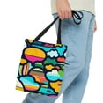 thumbnail image 3 of Affordable Bubble Doodle Sling Designer Canvas Tote Bags Mothers Day Gifts, 3 of 4
