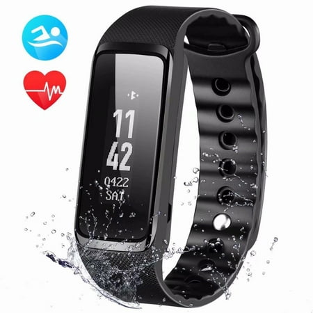 OMorc Fitness Tracker, Weloop Now 2 Bluetooth Heart Rate Fitness Wristband IP68 Waterproof Sport Wristband smart bracelet (Best Smartwatch Out Right Now)