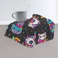 thumbnail image 4 of Wukai Cat Icecream Lightweight, Quick-Drying Microfiber Towels - Soft and Absorbent for Fitness, Sports, Yoga, Travel, Gym - 2 Pack, Dark Grey, 4 of 8