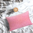thumbnail image 5 of Rateoe Sparkly Pink Glitter Pattern Decorative Pillow Case,Throw Pillow Covers,Plush Pillow Cover,Soft Pillow Case,Velvet Pillow Case-14"x20", 5 of 6
